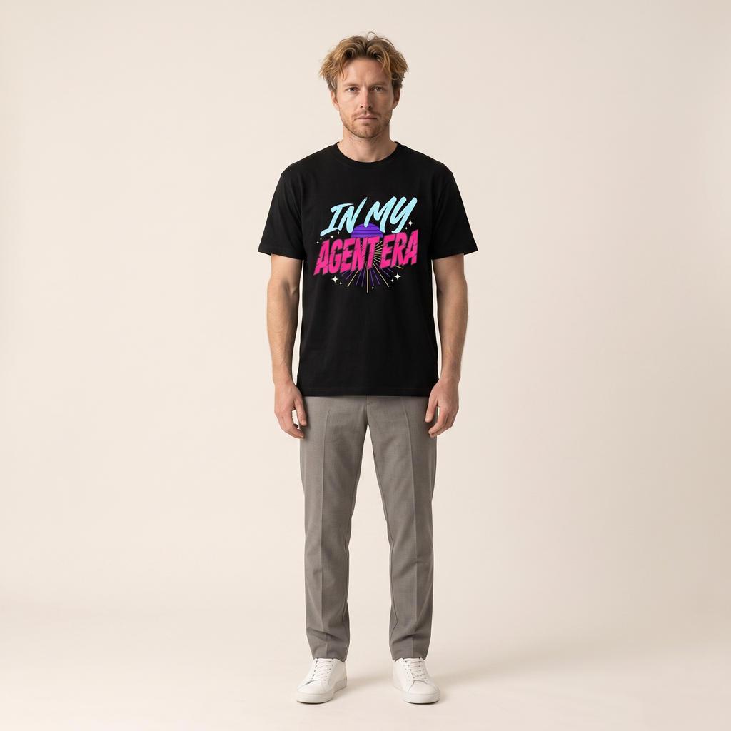 OUTPUT №0024 · IN MY AGENT ERA Tee — AI Agent Shirt
