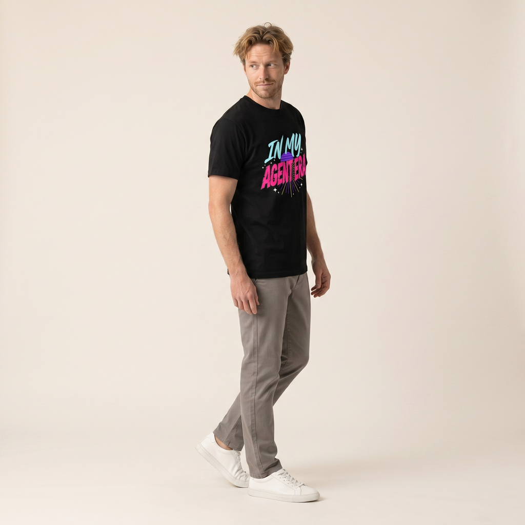 OUTPUT №0024 · IN MY AGENT ERA Tee — AI Agent Shirt