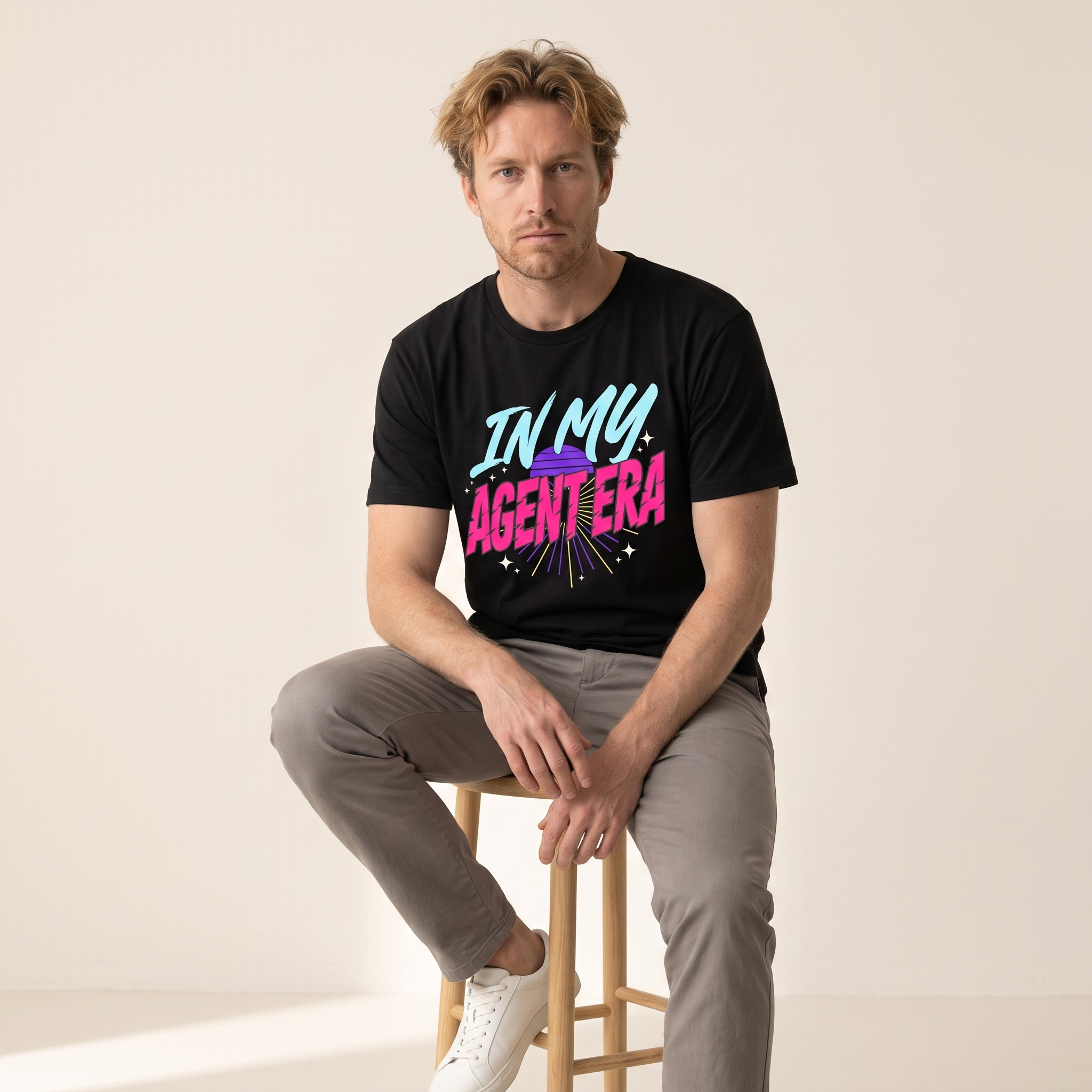 OUTPUT №0024 · IN MY AGENT ERA Tee — AI Agent Shirt