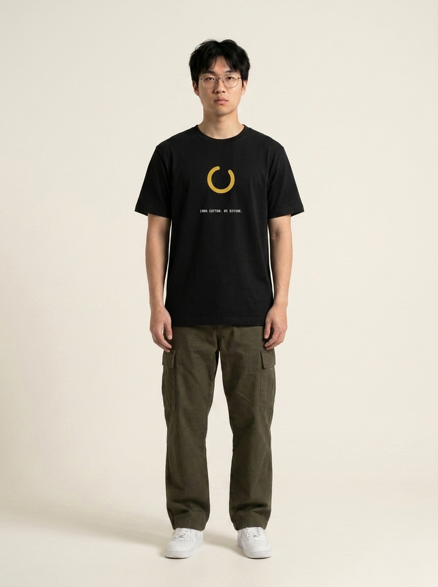 OUTPUT №0001 · HALO SPINNER Tee — Funny AI Loading Shirt
