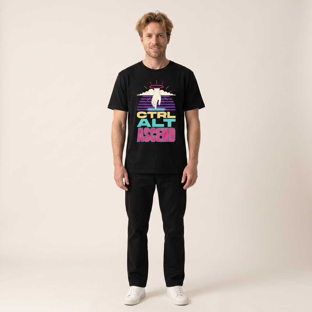 OUTPUT №0019 · CTRL ALT ASCEND Tee — Retro Tech Cult Shirt