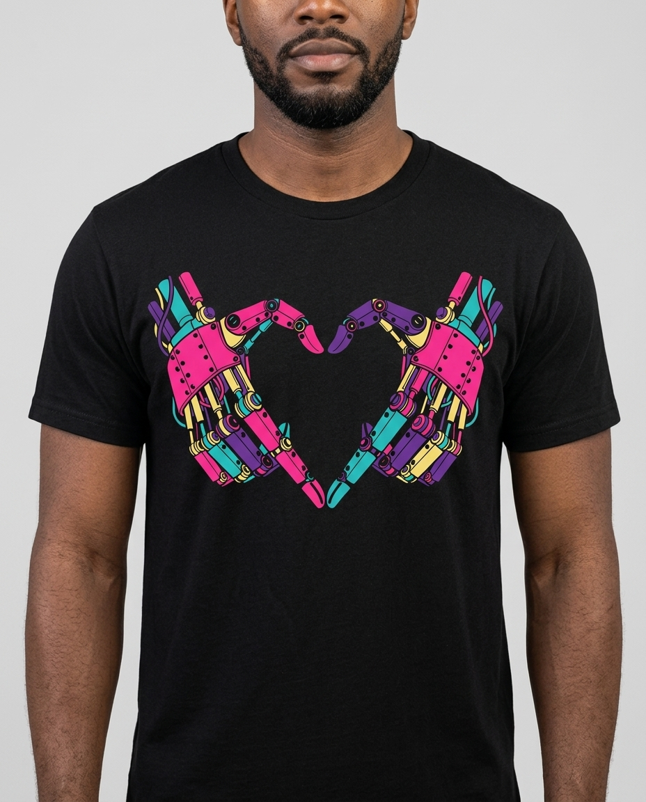 OUTPUT 0031 HEART.EXE print close-up detail