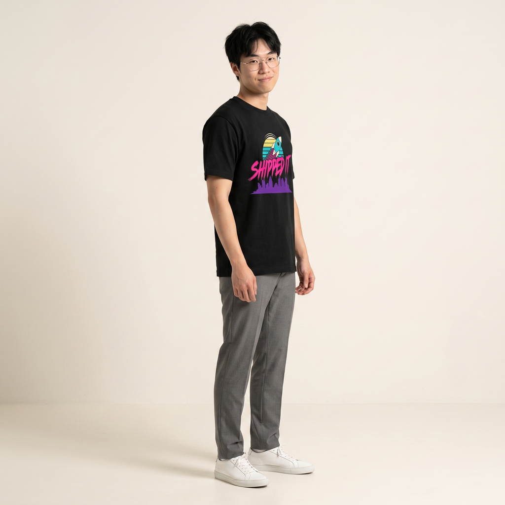 OUTPUT №0020 · SHIPPED IT Tee — Developer Deploy Shirt