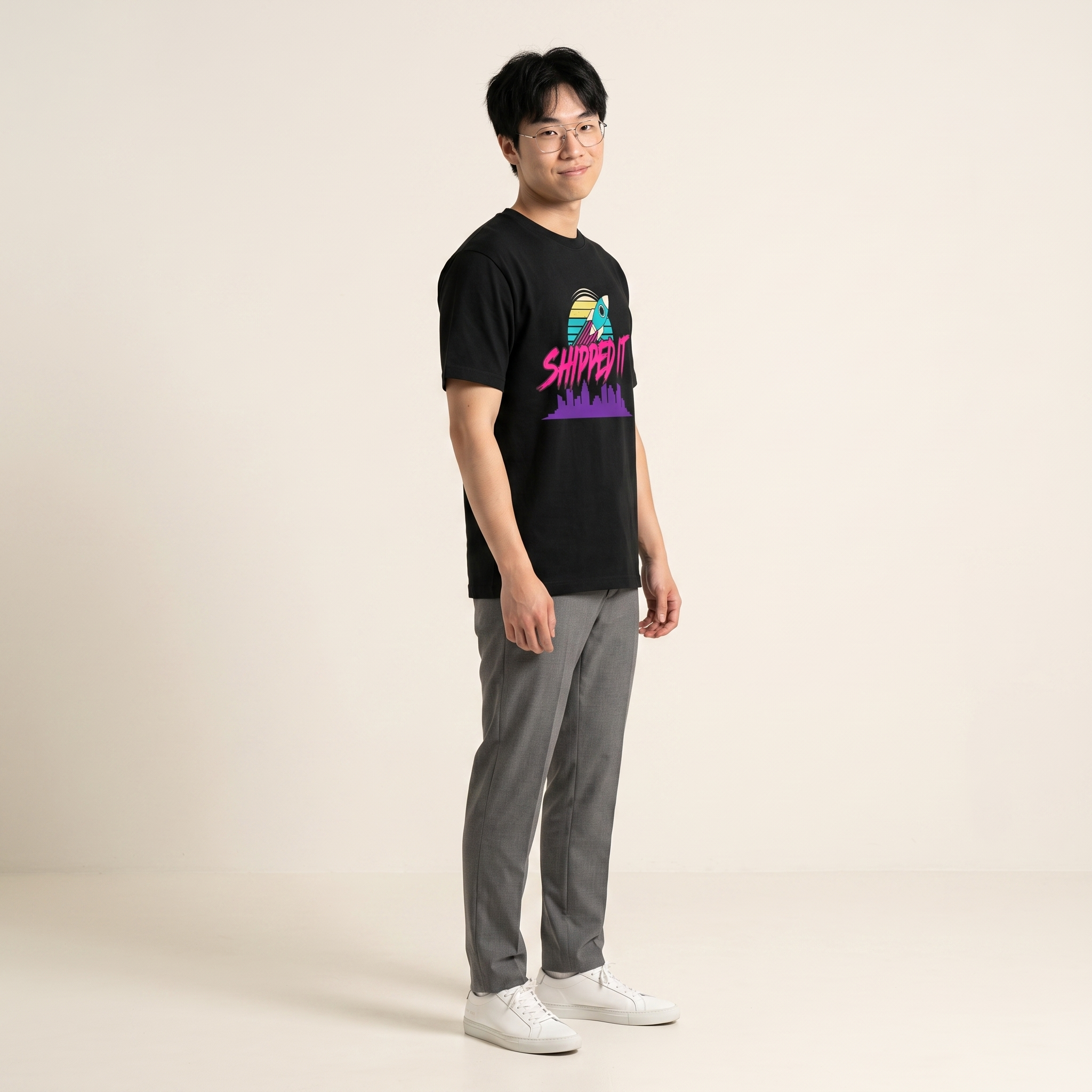OUTPUT №0020 · SHIPPED IT Tee — Developer Deploy Shirt