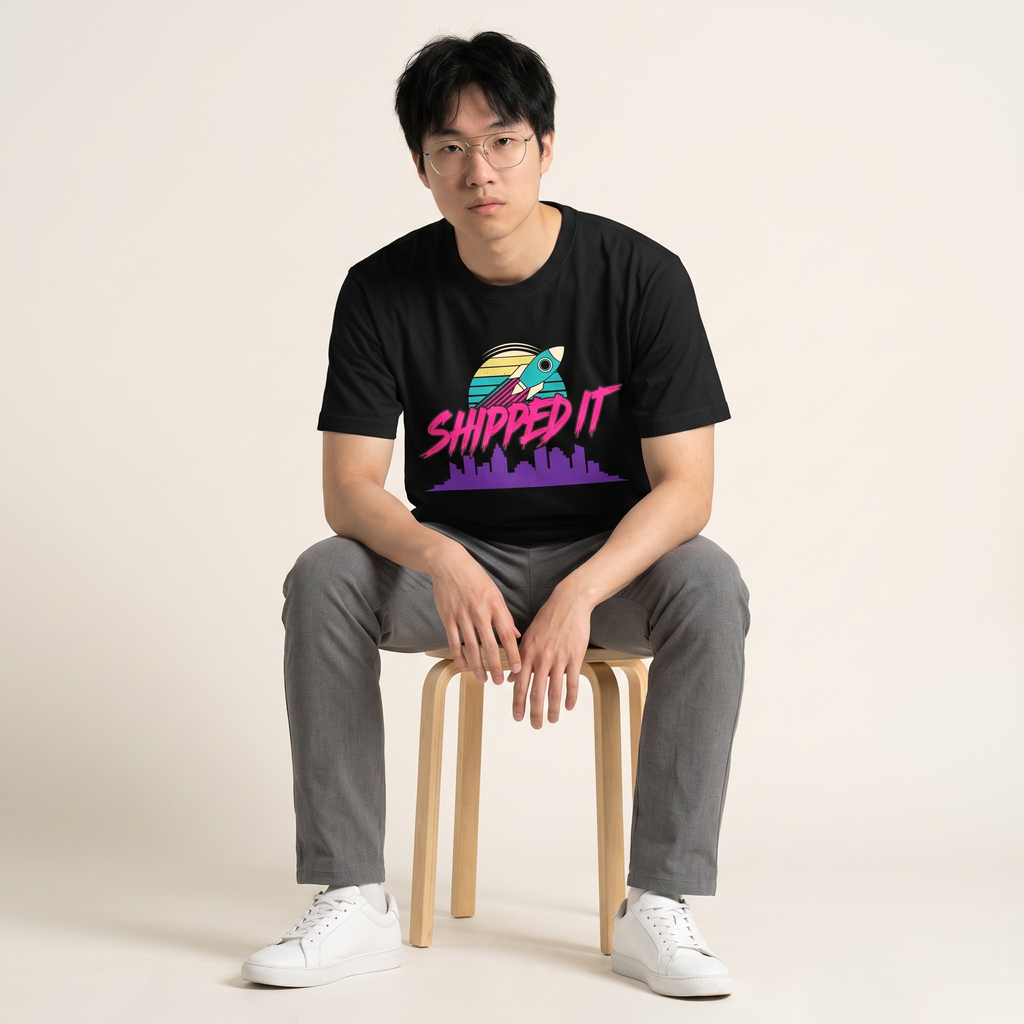 OUTPUT №0020 · SHIPPED IT Tee — Developer Deploy Shirt