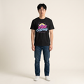 OUTPUT №0025 · VIBE CODING Sunset Tee — Synthwave Developer Shirt