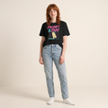 OUTPUT №0030 · PROMPT & PRAY Tee — Women's Synthwave Vibe Coding Shirt